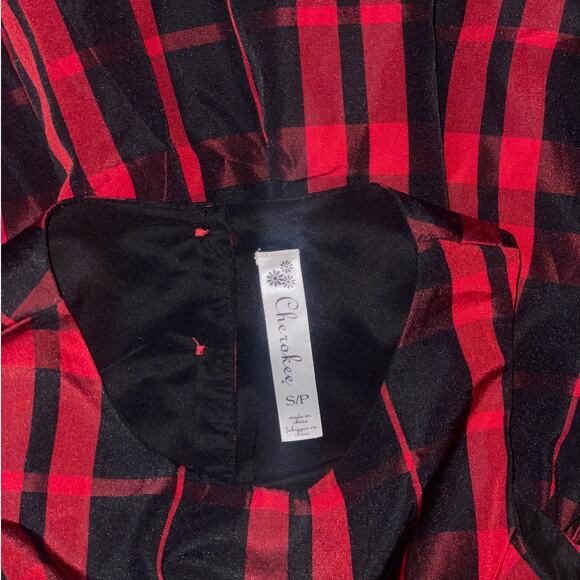 Girls' Cherokee Fancy Plaid Dress Perfect for Holidays! - Picture 4 of 12